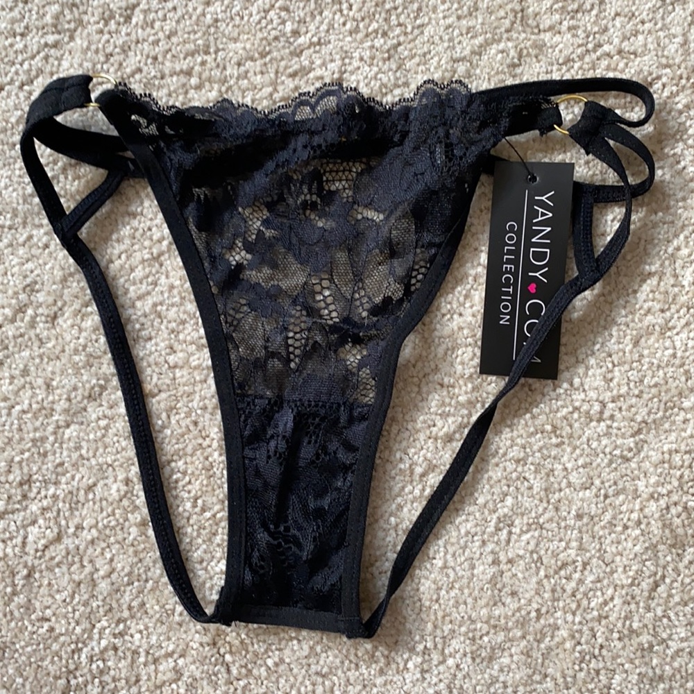Three black YANDY panties